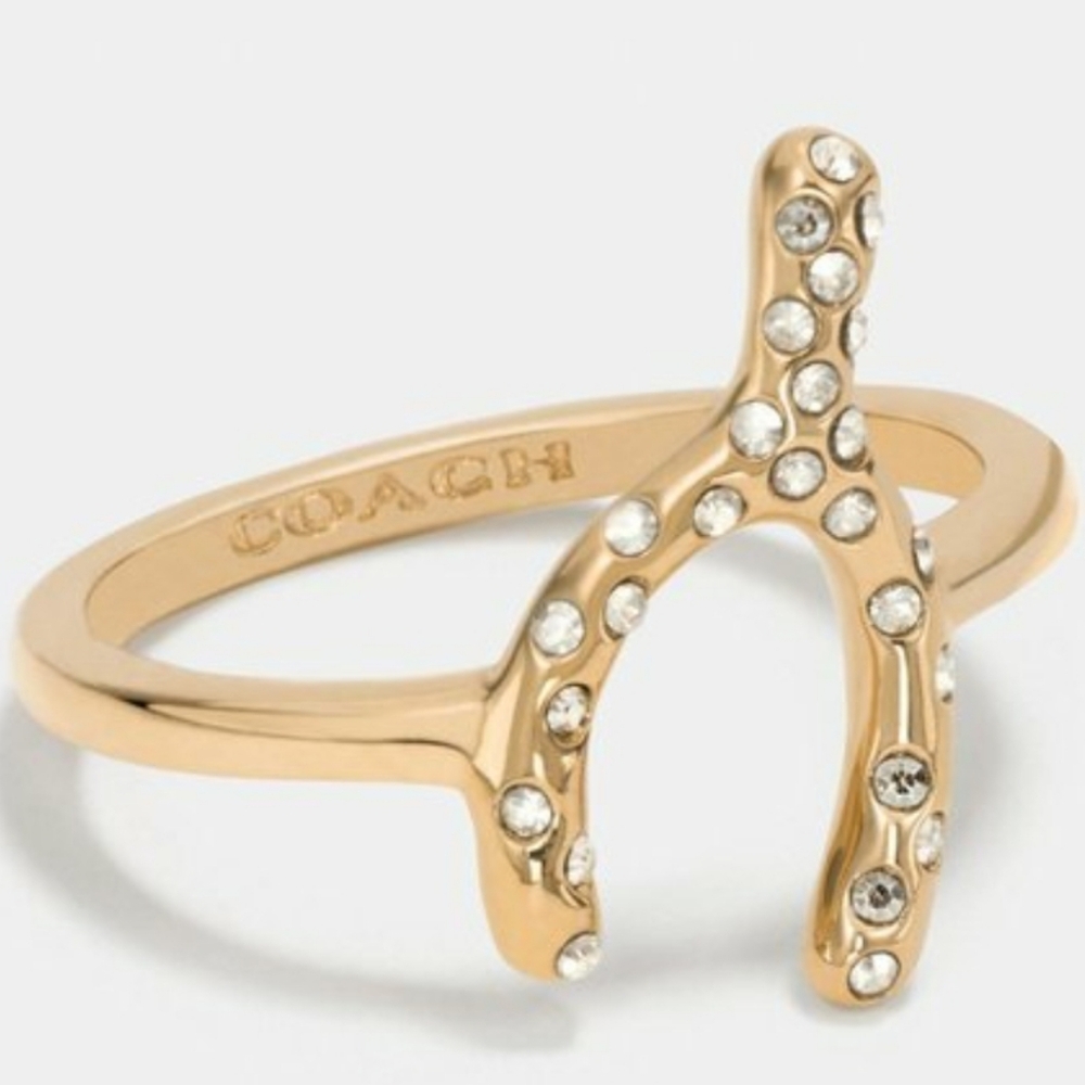 COACH WISHBONE RING